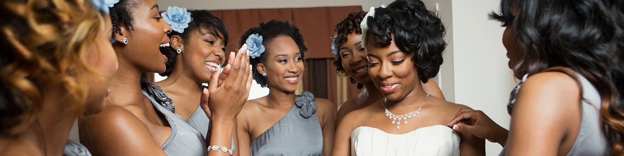 Bride With Bridesmaids